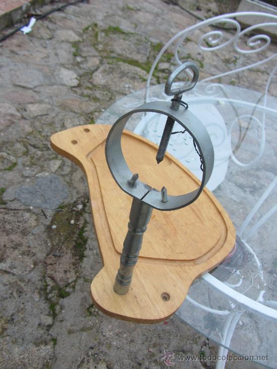Antig&uuml;edades: JAMONERO EN MADERA Y METAL. - Foto 1