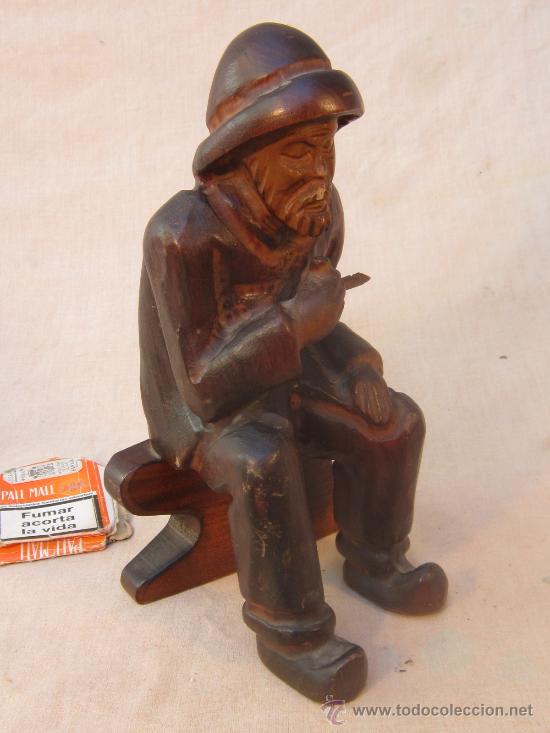 Antiquit&auml;ten: FIGURA EN MADERA TALLADA