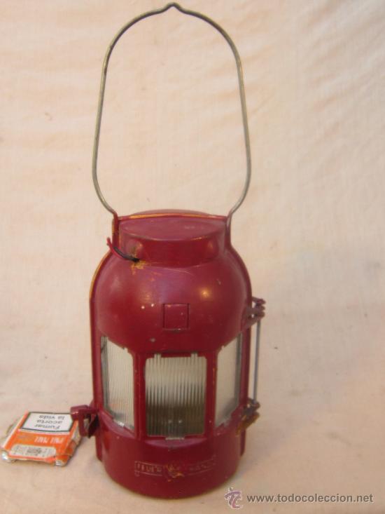 Antig&uuml;edades: FARO / LAMPARA de ferrocarril - Foto 2