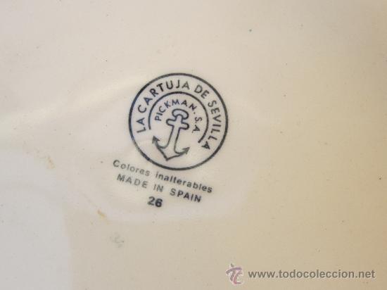 Antig&uuml;edades: PLATO VERDE DE LA CARTUJA - Foto 3
