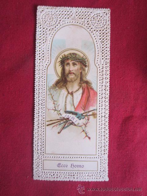 Antig&uuml;edades: ESTAMPITA TROQUELADA - ECCE HOMO - Foto 1