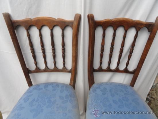 Antig&uuml;edades: PAREJA DE BONITAS SILLAS. - Foto 3