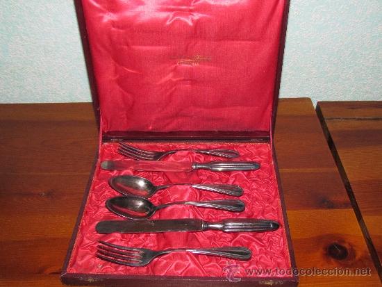 Antig&uuml;edades: estuche de cubiertos meneses - Foto 3