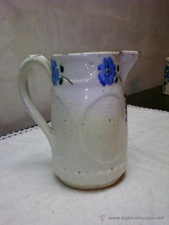 Antig&uuml;edades: JARRA MANISES . FLORES AZULES - Foto 1