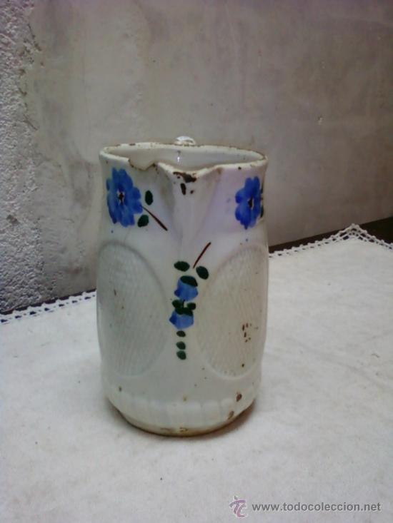 Antig&uuml;edades: JARRA MANISES . FLORES AZULES - Foto 3