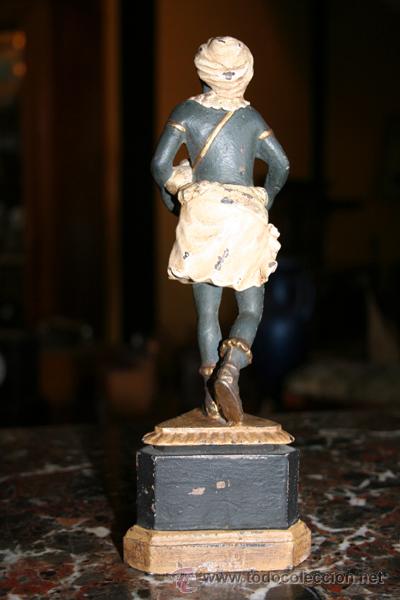 Antig&uuml;edades: FIGURA EN CALAMINA REF.5361 - Foto 4
