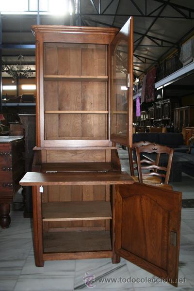 Antig&uuml;edades: VITRINA/ BIBLIOTECA SECRETER,ROBLE REF.5353 - Foto 4