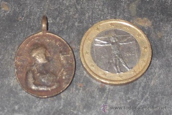 Antig&uuml;edades: Antigua medalla de santa barbara - Foto 1