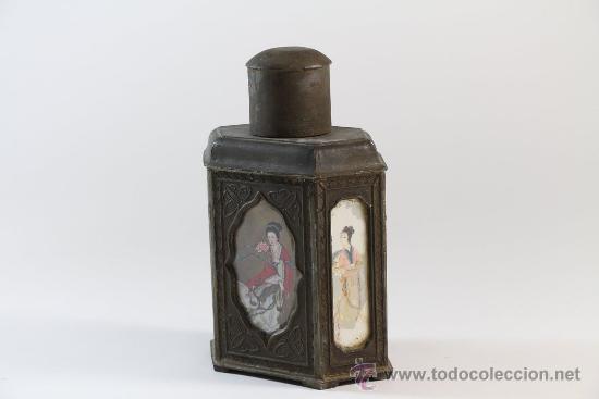 Antig&uuml;edades: Caja china de te. 1900 - Foto 1