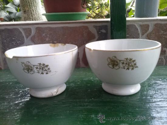 Antig&uuml;edades: dos antiguas tazas, selladas gil - Foto 1