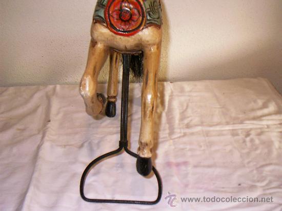 Antig&uuml;edades: precioso caballo de madera - Foto 7