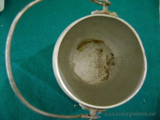 Antig&uuml;edades: Olla de aluminio de 13 cm - Foto 2