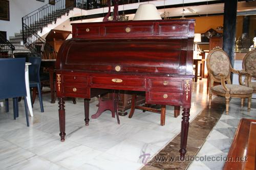 Antig&uuml;edades: BUR&Oacute; LUIS FELIPE EN CAOBA REF.5376 - Foto 1