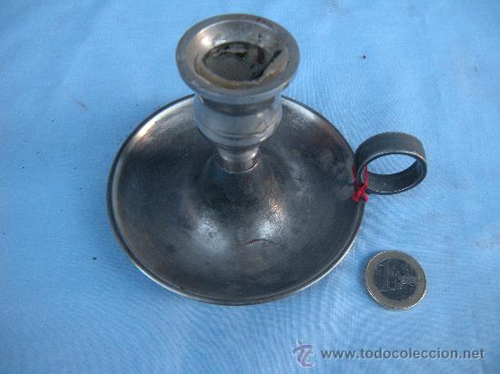 Antig&uuml;edades: PALMATORIA, CANDELERO PARA VELA. - Foto 1