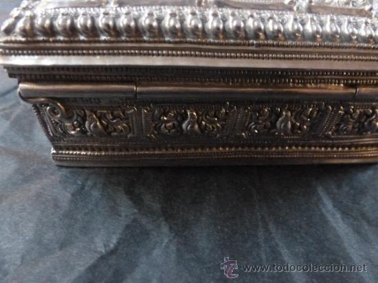 Antig&uuml;edades: antigua caja de plata oriental - Foto 14