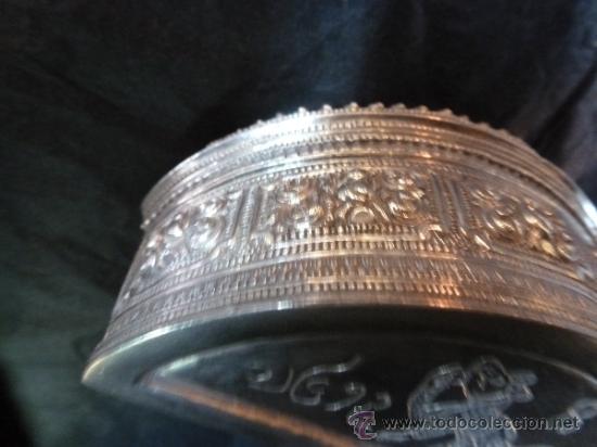 Antig&uuml;edades: antigua caja de plata oriental - Foto 6