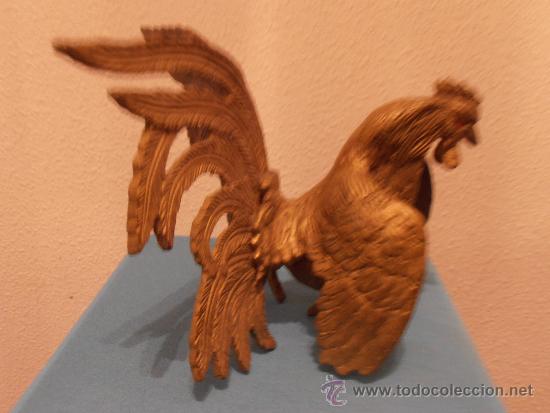 Antig&uuml;edades: GALLO DE BRONCE O LATON, - Foto 1
