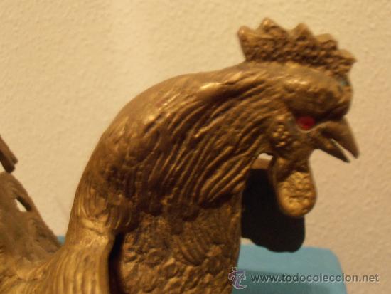 Antig&uuml;edades: GALLO DE BRONCE O LATON, - Foto 8