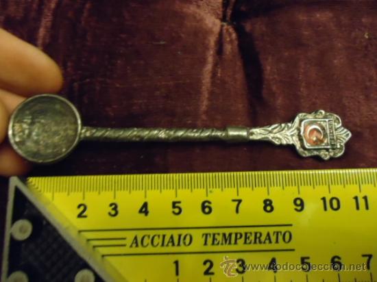 Antig&uuml;edades: antigua cucharilla plateada - Foto 1