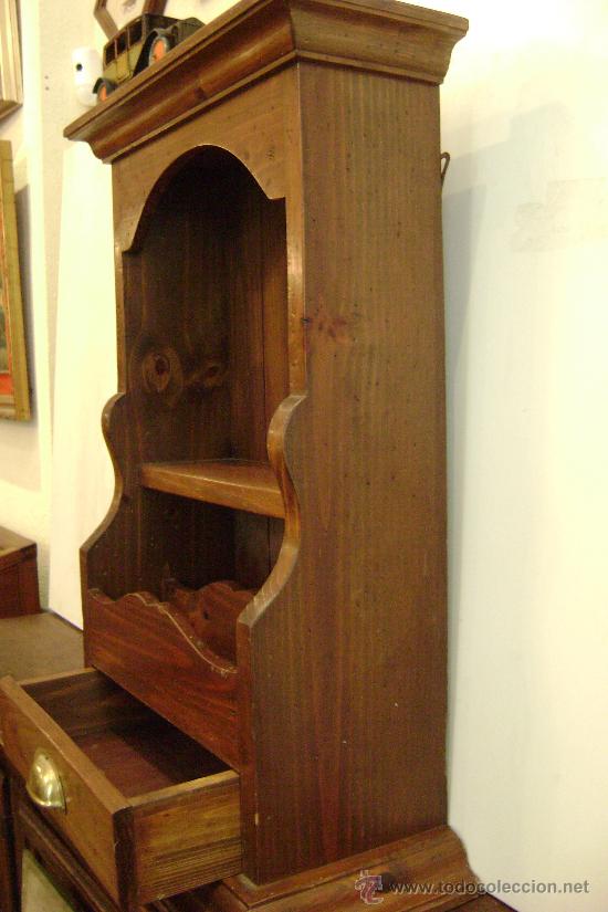 Antig&uuml;edades: REVISTERO DE MADERA - Foto 3