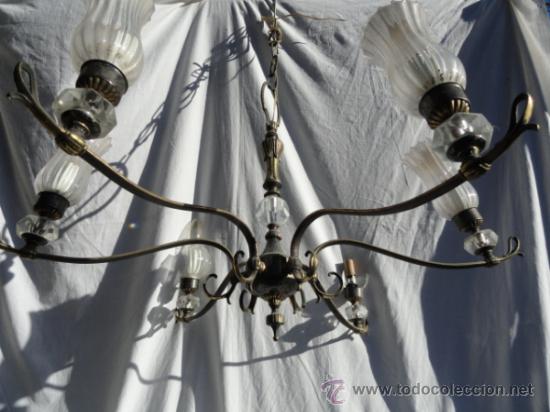 Antig&uuml;edades: ELEGANTE L&Aacute;MPARA DE TECHO. - Foto 2