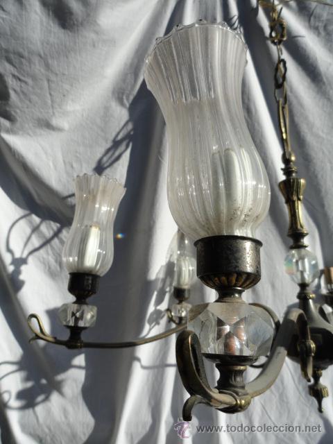 Antig&uuml;edades: ELEGANTE L&Aacute;MPARA DE TECHO. - Foto 4