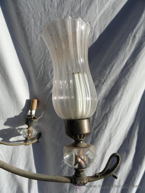 Antig&uuml;edades: ELEGANTE L&Aacute;MPARA DE TECHO. - Foto 5