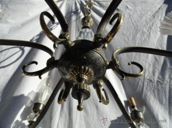 Antig&uuml;edades: ELEGANTE L&Aacute;MPARA DE TECHO. - Foto 6