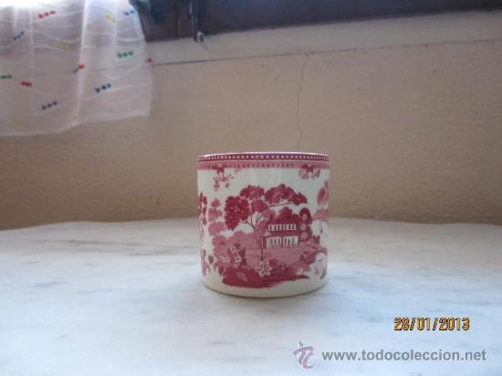 Antig&uuml;edades: bote lapicero de porcelana - Foto 1