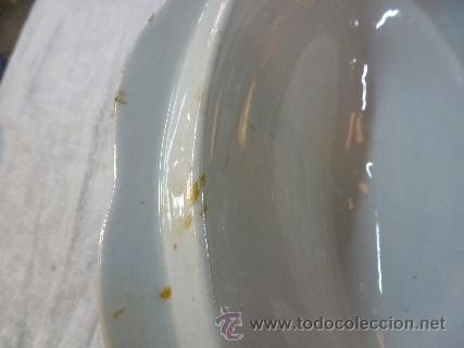 Antig&uuml;edades: tapa de sopera loza - Foto 11