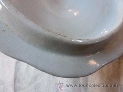 Antig&uuml;edades: tapa de sopera loza - Foto 9