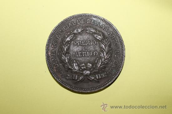 Antig&uuml;edades: Medalla de Bronce. Premio al m&eacute;rito. C&aacute;diz - Foto 2