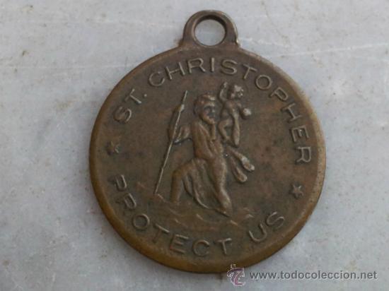 Antig&uuml;edades: Medalla de San Cristobal - Foto 1