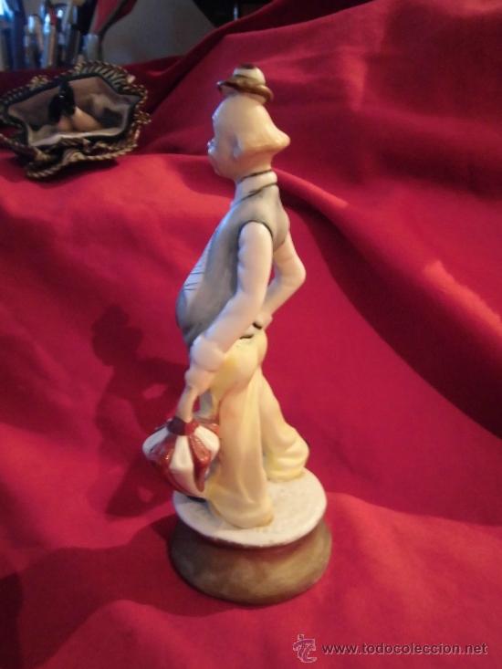 Antig&uuml;edades: BONITO PAYASO EN PORCELANA DE BISCUIT - Foto 4