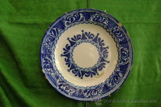Antig&uuml;edades: PLATO DE MANISES SIGLO XIX - Foto 1