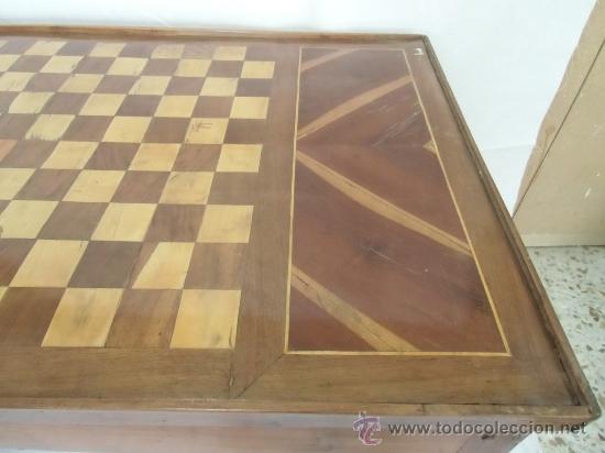 Antig&uuml;edades: MESA DE JUEGO, S.XVIII - Foto 3