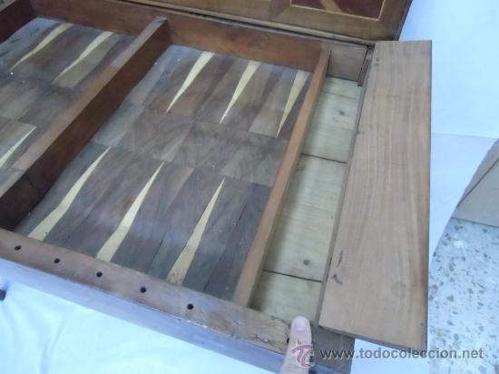 Antig&uuml;edades: MESA DE JUEGO, S.XVIII - Foto 7