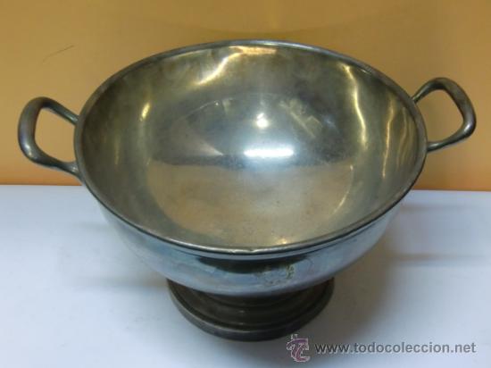 Antig&uuml;edades: Sopera con asas plateada - Foto 2