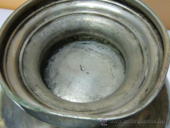 Antig&uuml;edades: Sopera con asas plateada - Foto 4