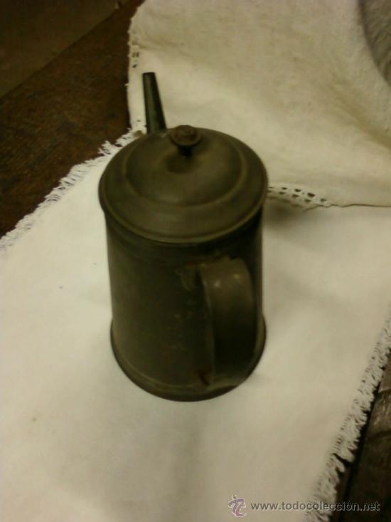 Antig&uuml;edades: CAFETERA DE HOJALATA - Foto 4