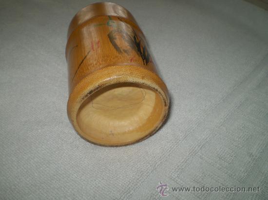 Antig&uuml;edades: CUBILETE DE BAMBU - Foto 2