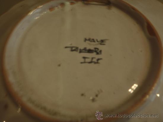 Antig&uuml;edades: PLATO DE TALAVERA MAVE  III - Foto 2