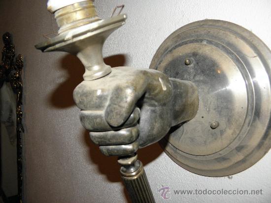 Antig&uuml;edades: aplique antiguo en metal - Foto 2