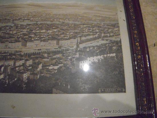 Antig&uuml;edades: marco y l&aacute;mina todo del s.XIX - Foto 2