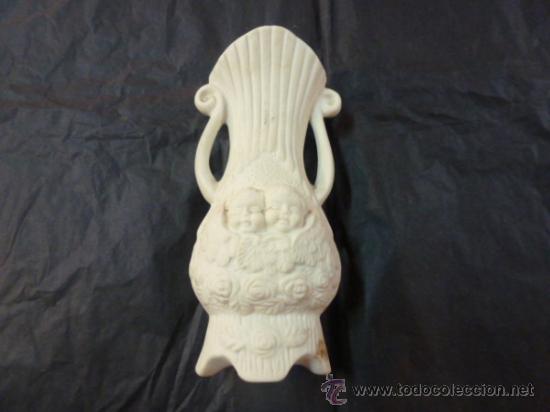 Antig&uuml;edades: jarron de biscuit blanco - Foto 1