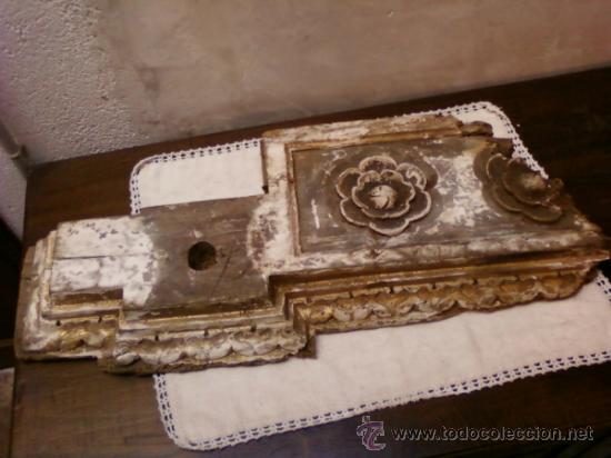Antig&uuml;edades: PIEZA-TROZO DE RETABLO - Foto 3