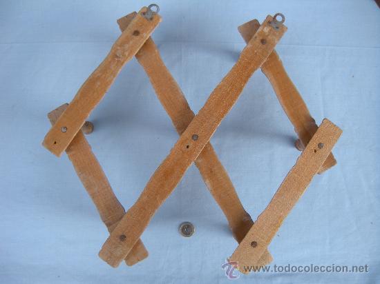 Antig&uuml;edades: ANTIGUA PERCHA EXTENSIBLE. - Foto 2
