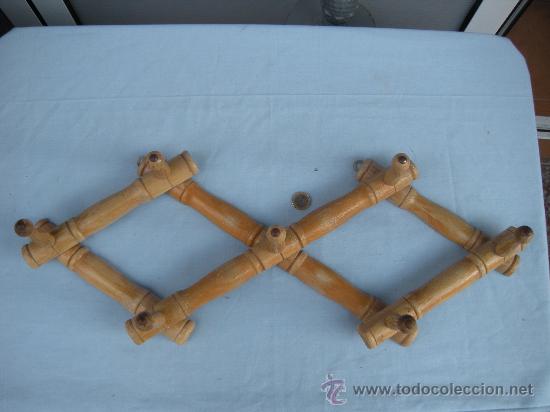 Antig&uuml;edades: ANTIGUA PERCHA EXTENSIBLE. - Foto 4
