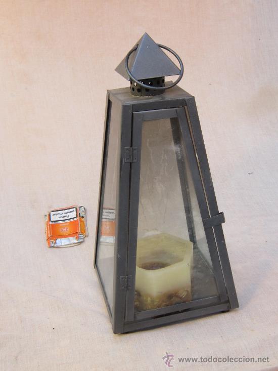 Antig&uuml;edades: FAROL EN METAL - Foto 1