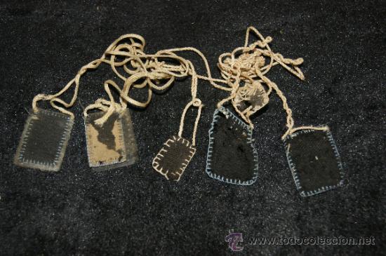 Antig&uuml;edades: Lote antiguos escapularios - Foto 4